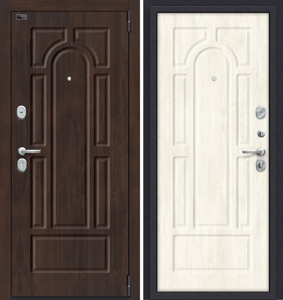 Двери входные металлические Porta S 55.55 Almon 28/Nordic Oak - фото 1 - id-p150788984