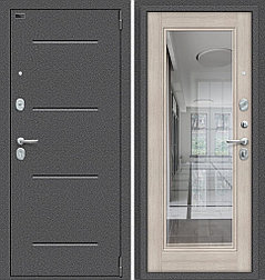 Двери входные металлические Porta S 104.П61 Антик Серебро/Cappuccino Veralinga