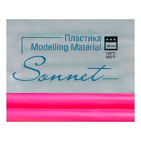 Пластика "Sonnet" флуоресцент. маджента, брус 56 гр