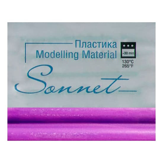 Пластика "Sonnet" флуоресцент. фиолетовый, брус 56 гр - фото 1 - id-p62694112