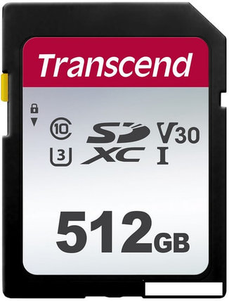 Карта памяти Transcend SDXC 300S 512GB, фото 2