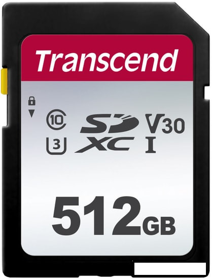 Карта памяти Transcend SDXC 300S 512GB - фото 1 - id-p150729561