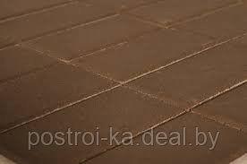 Плитка тротуарная "Прямоугольник"-6 коричневая