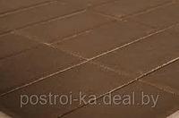 Плитка тротуарная "Прямоугольник"-8 коричневая