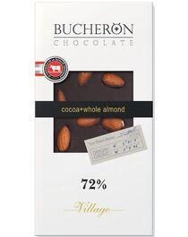 Горький шоколад Bucheron village с цельным миндалем, 100 гр