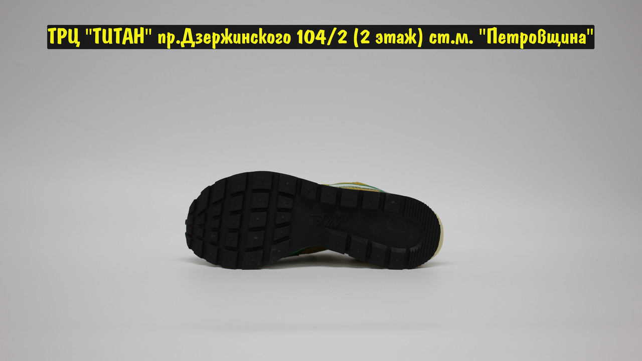 Кроссовки Sacai x Nike VaporWaffle Yellow Green - фото 2 - id-p150898682