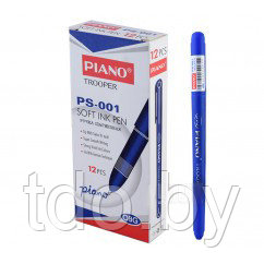 Шариковая ручка: "Piano TROOPER", синий пластиковый корпус, цвет чернил-синий - фото 3 - id-p150783300