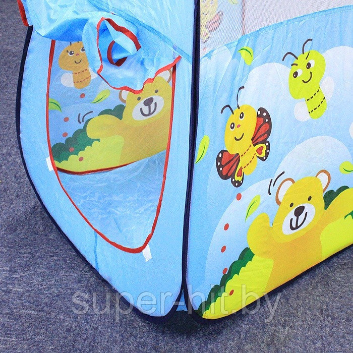 Палатка игровая детская 71 х 71 х 88 см - фото 3 - id-p150897725