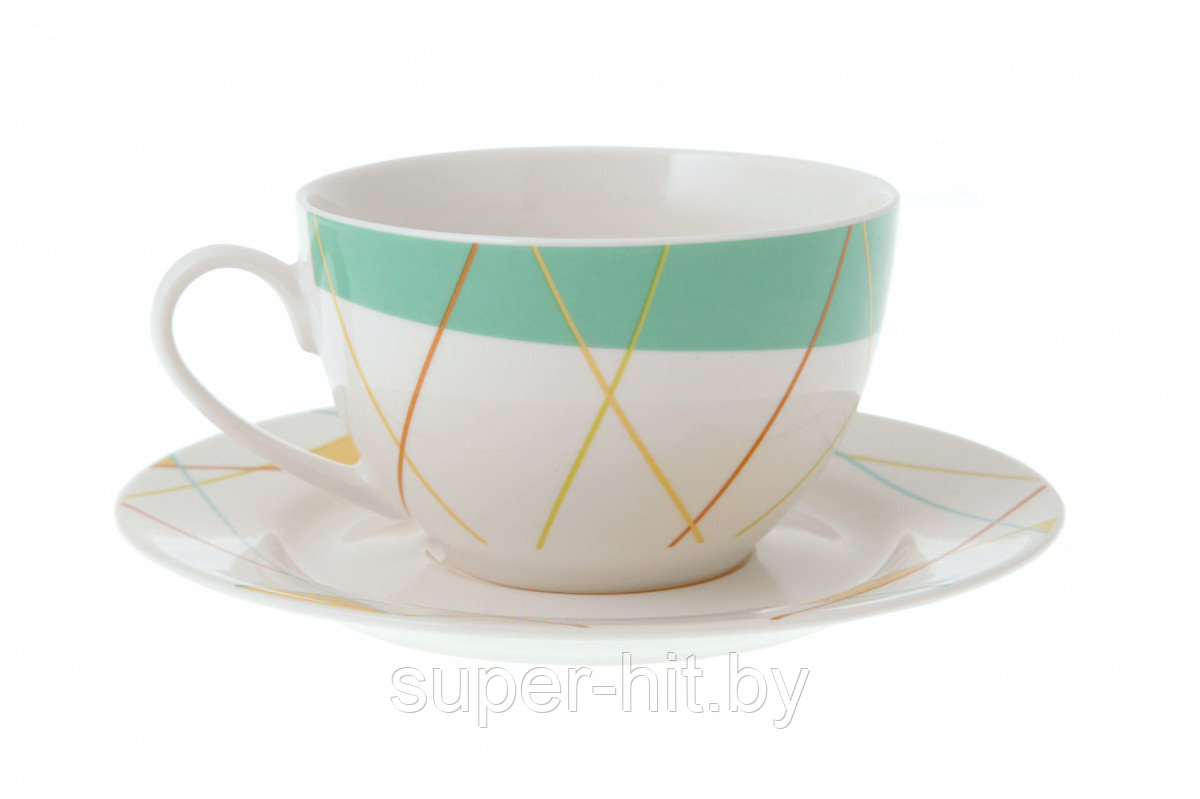 Чайный набор Lateen (cup&saucer with decal) 12 предметов - фото 1 - id-p150897738