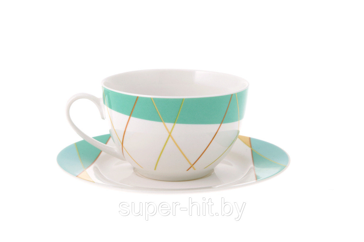 Чайный набор Parallels (cup&saucer with decal) 12 предметов