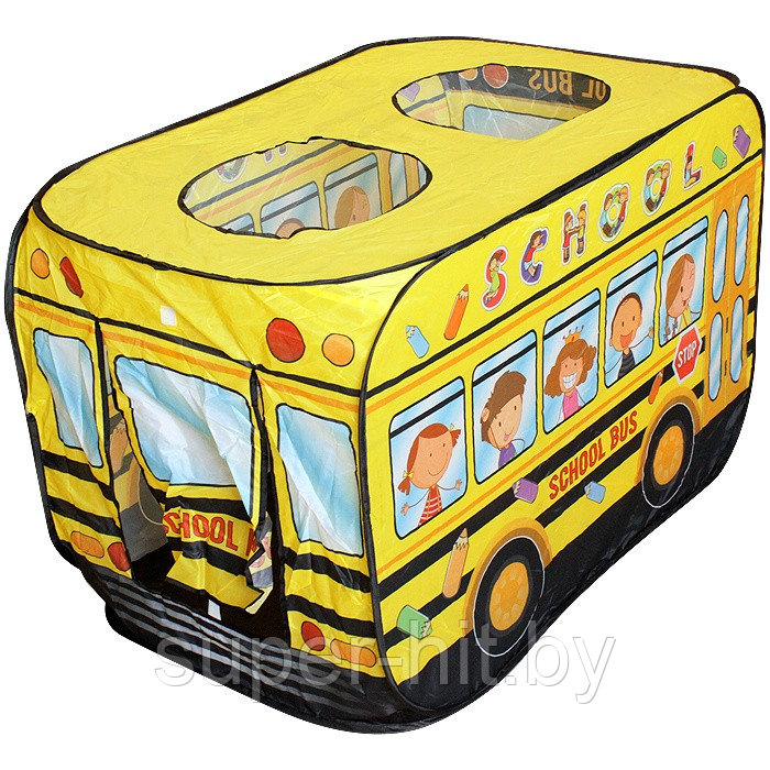 Палатка игровая детская "Школьный автобус" (50 шаров) - фото 4 - id-p150898799