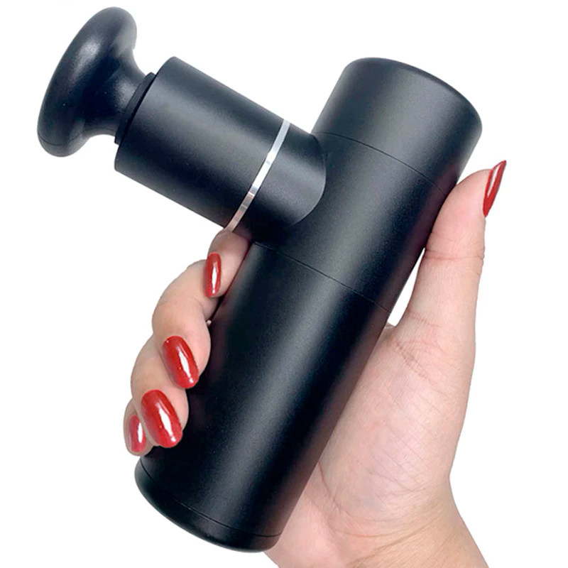 Перкуссионный массажер мышечный Mini Massage Gun (массажный ударный пистолет)