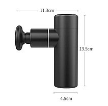 Перкуссионный массажер мышечный Mini Massage Gun (массажный ударный пистолет), фото 2