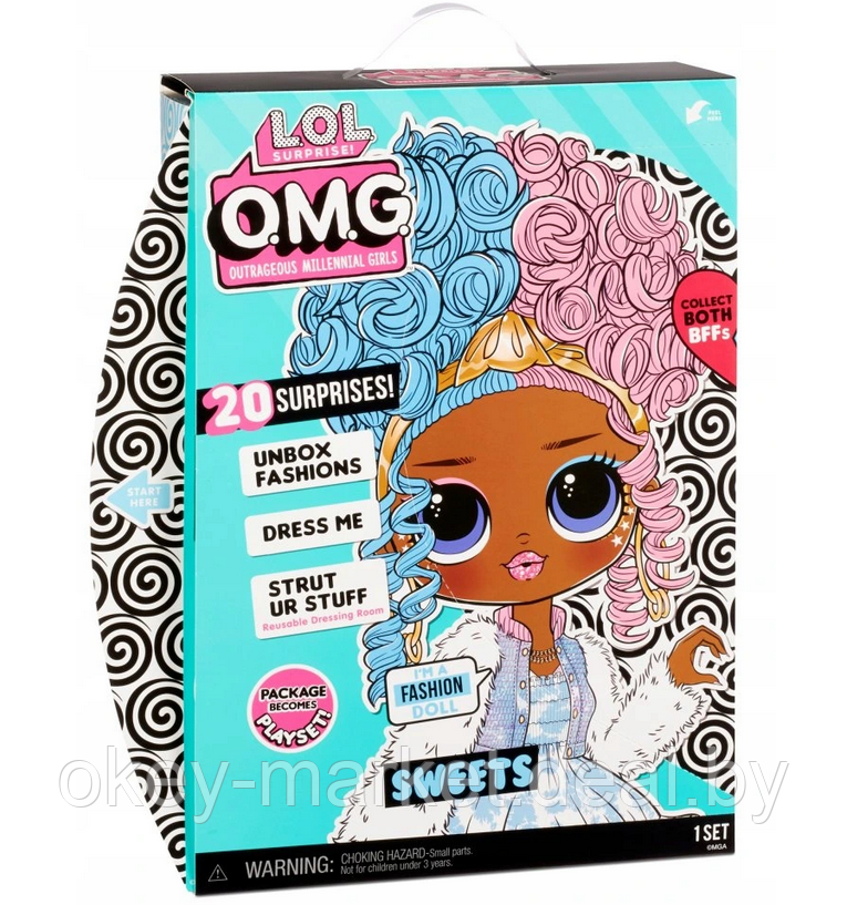 Кукла LOL Surprise OMG Sweets Fashion Doll Series 4 - фото 6 - id-p150905541