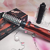 Фен БРАШ воздушный вращающийся стайлер для укладки волос GEMEI GM-4829, фото 6