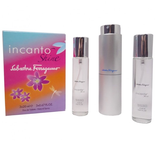Парфюмерный набор Salvatore Ferragamo Incanto Shine / edp 3*20 ml