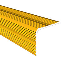 Порог угловой 30х30 мм., золото 1,35м.