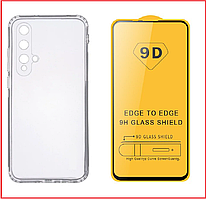 Чехол-накладка + защитное стекло 9D для Huawei Honor 20 Pro