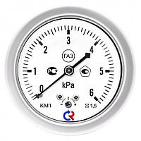 Напоромер КМ-12Т (0-6kPа) М12х1,5.1,5 манометр низкого давления