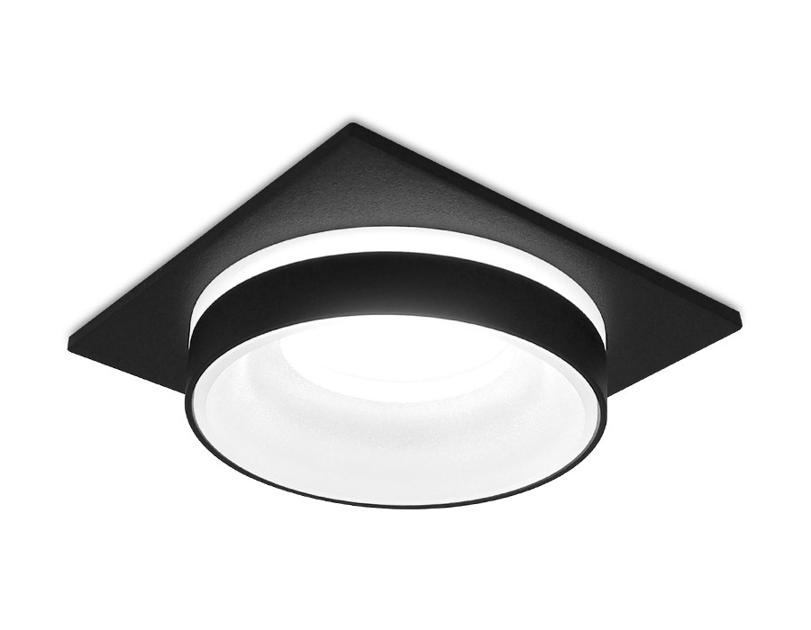 Светильник в стиле техно точечный встраиваемый TN315 чёрный Ambrella light TECHNO SPOT MR16 - фото 1 - id-p150956504