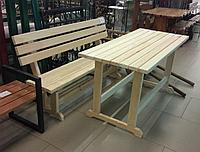 Садовый стол из массива сосны