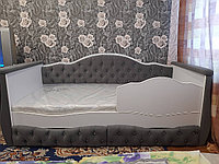 Кровать с ящиками "Клио" (80х180, 90х190). Бортик съемный., фото 1