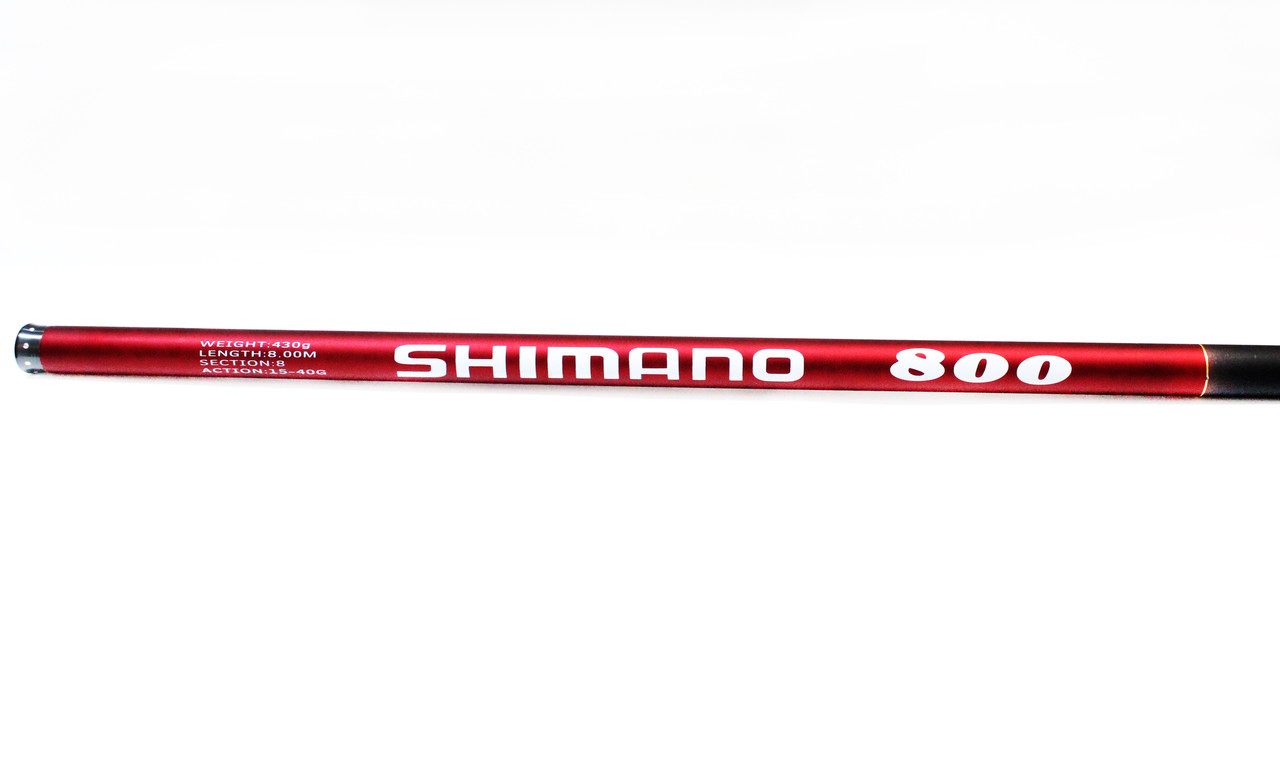 Удилище маховое "SHIMANO Bolo 800" 8м, 15-40 гр, без колец