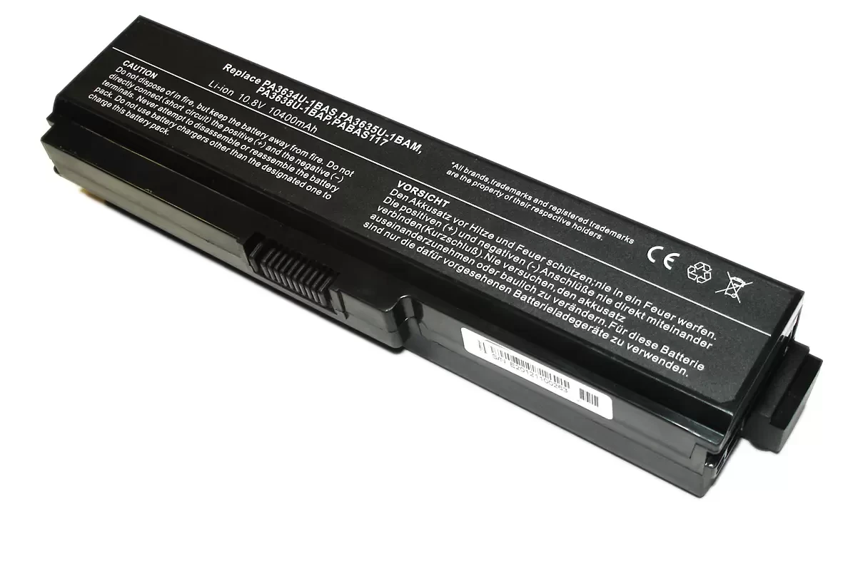 Аккумулятор (батарея) для ноутбука Toshiba L750 (PA3634U-1BAS) 10400мАч, 10.8В, черный (OEM)