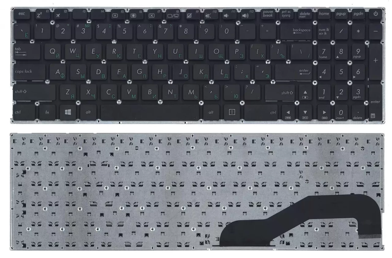 Клавиатура для ноутбука Asus X540, R540, K540, F540, A540LA, черная (MP-13K93SU-G50) - фото 1 - id-p150972217