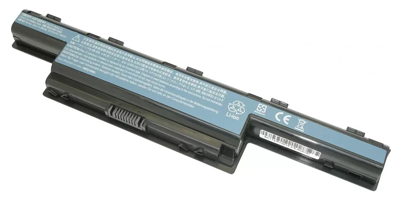 Аккумулятор (батарея) AS10D31для ноутбука Acer Aspire 5741 4741, 10.8В, 5200мАч, черный (OEM)