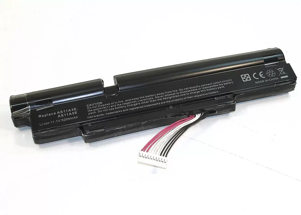 Аккумулятор (батарея) AS11A3E для ноутбука Acer Aspire 3830, 11.1В, 5200мАч, черный (OEM)