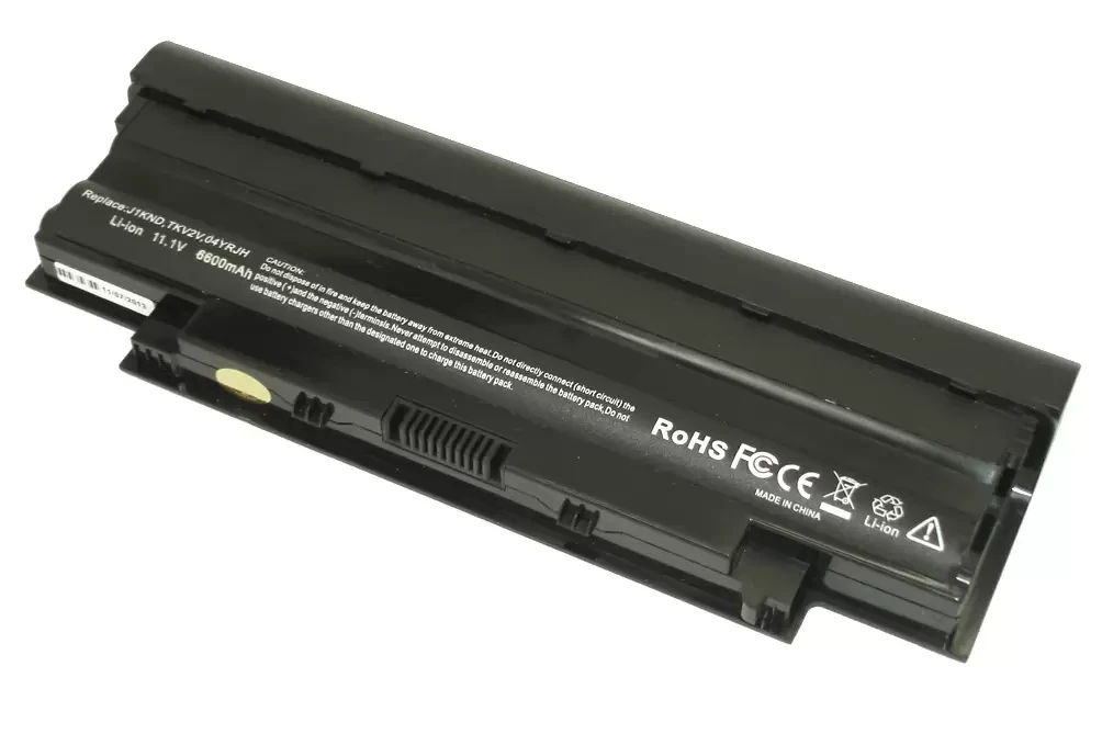 Аккумулятор (батарея) для ноутбука Dell Inspiron N5110, N4110, N5010R, 11.1В, 7800мАч, черный (OEM)