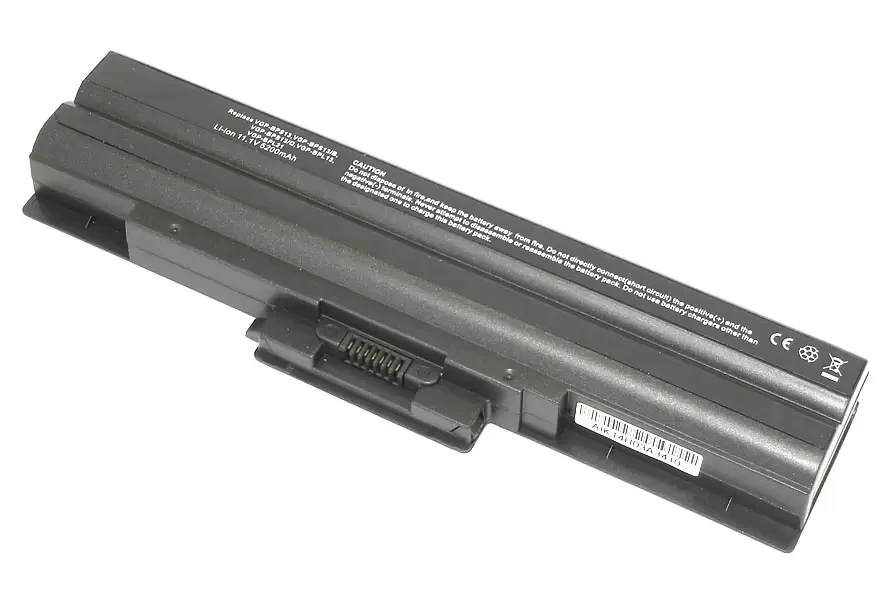 Аккумулятор (батарея) для ноутбука Sony Vaio VGN-AW, CS FW (VGP-BPS13) 5200мАч, черный (OEM)