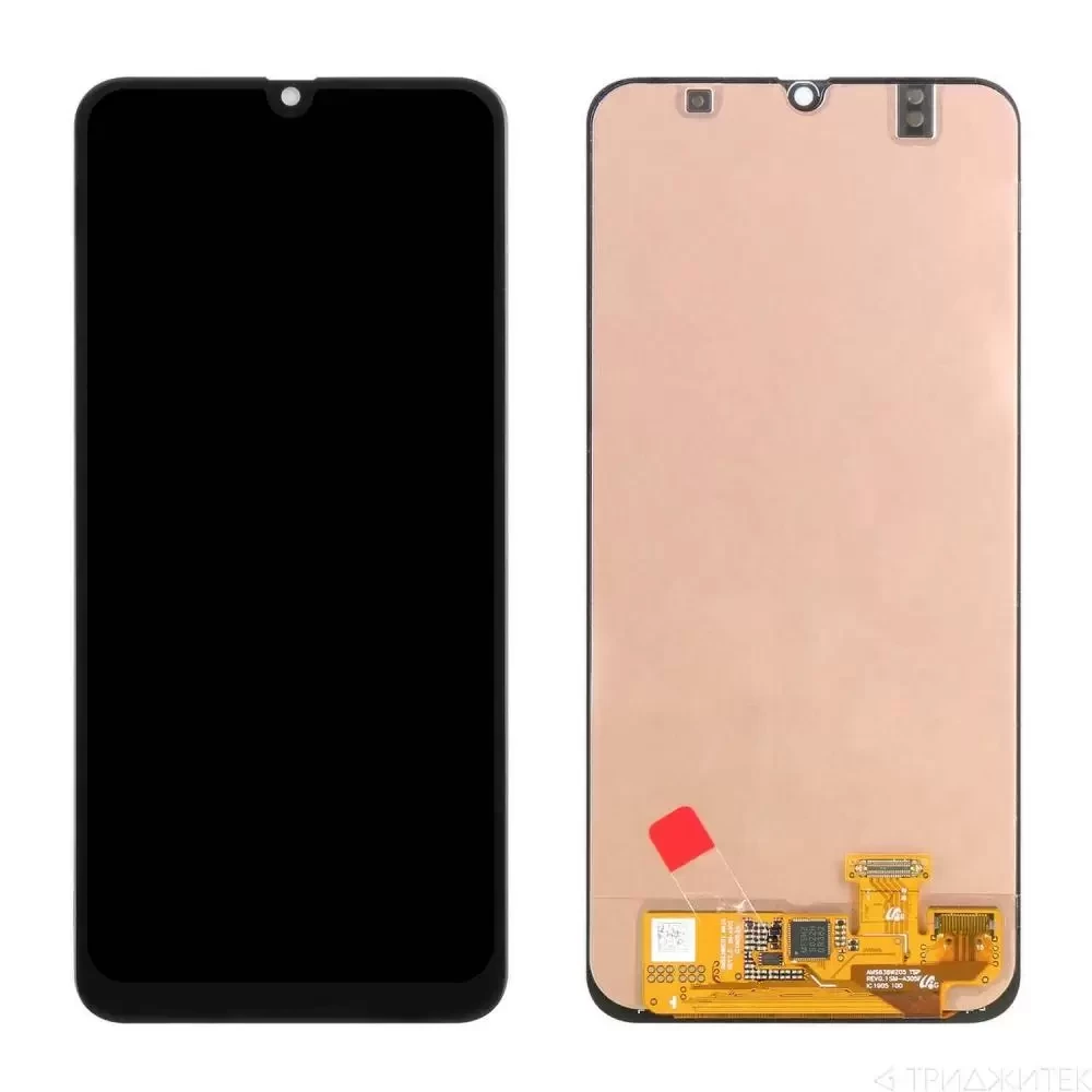 Дисплей для Samsung M215, M315, M305, M307 Galaxy M21, M31, M30, M30s (2020) + тачскрин (черный) (OLED)