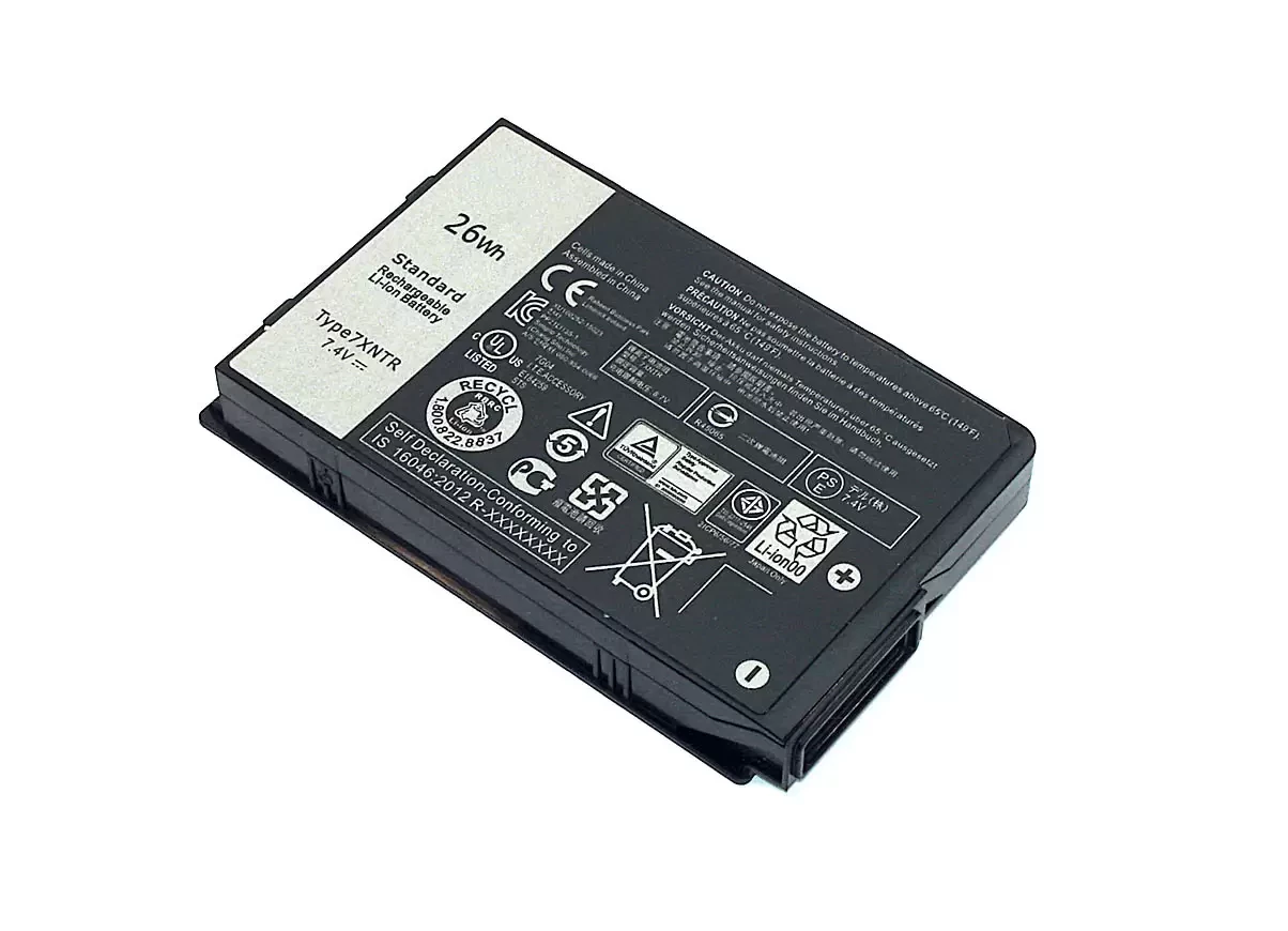 Аккумулятор (батарея) 7XNTR для ноутбукa Dell Latitude 12 7202, 7.4В, 3500мАч
