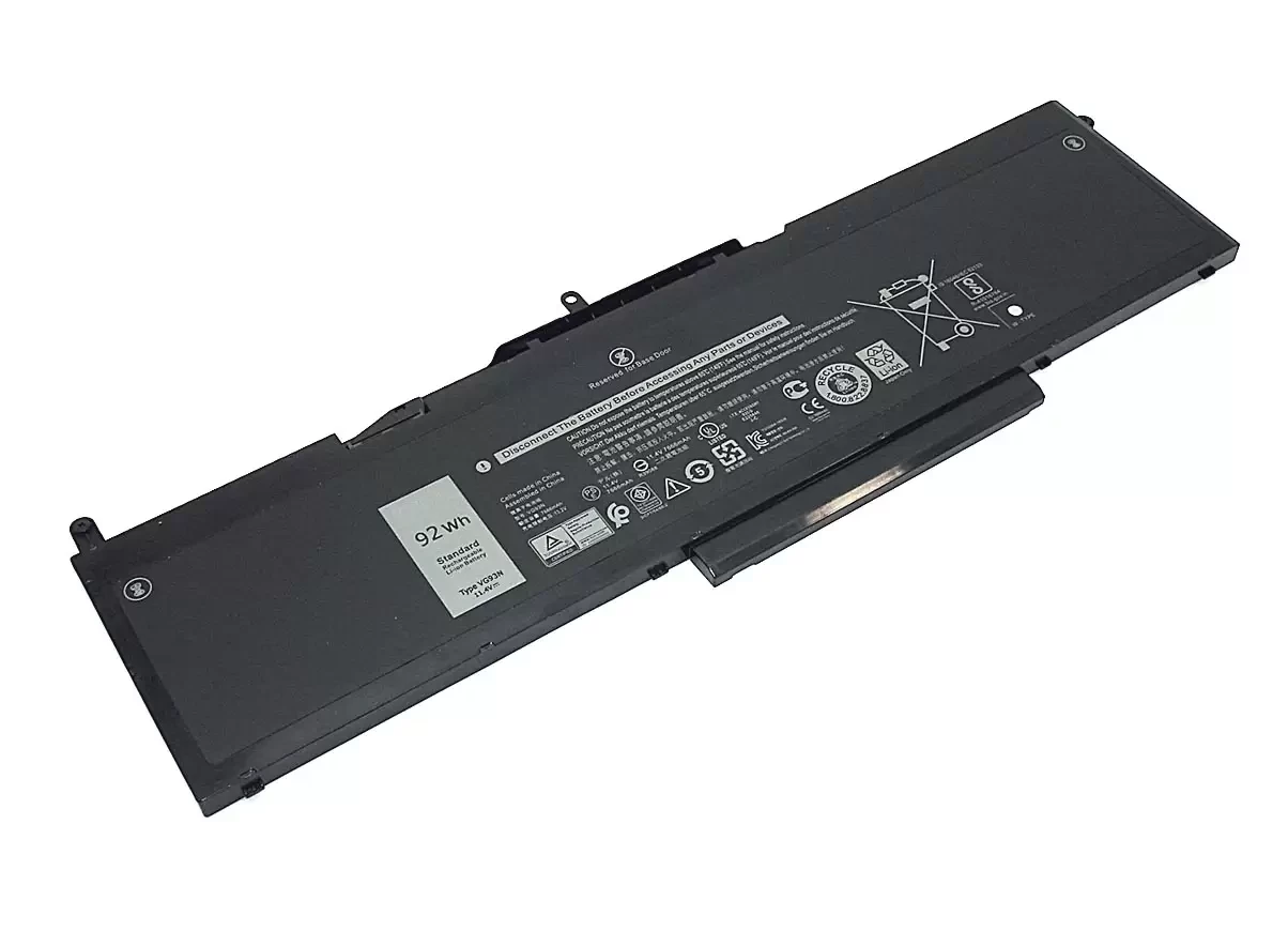 Аккумулятор (батарея) VG93N для ноутбукa Dell Latitude 5580 11.4В, 7666мАч