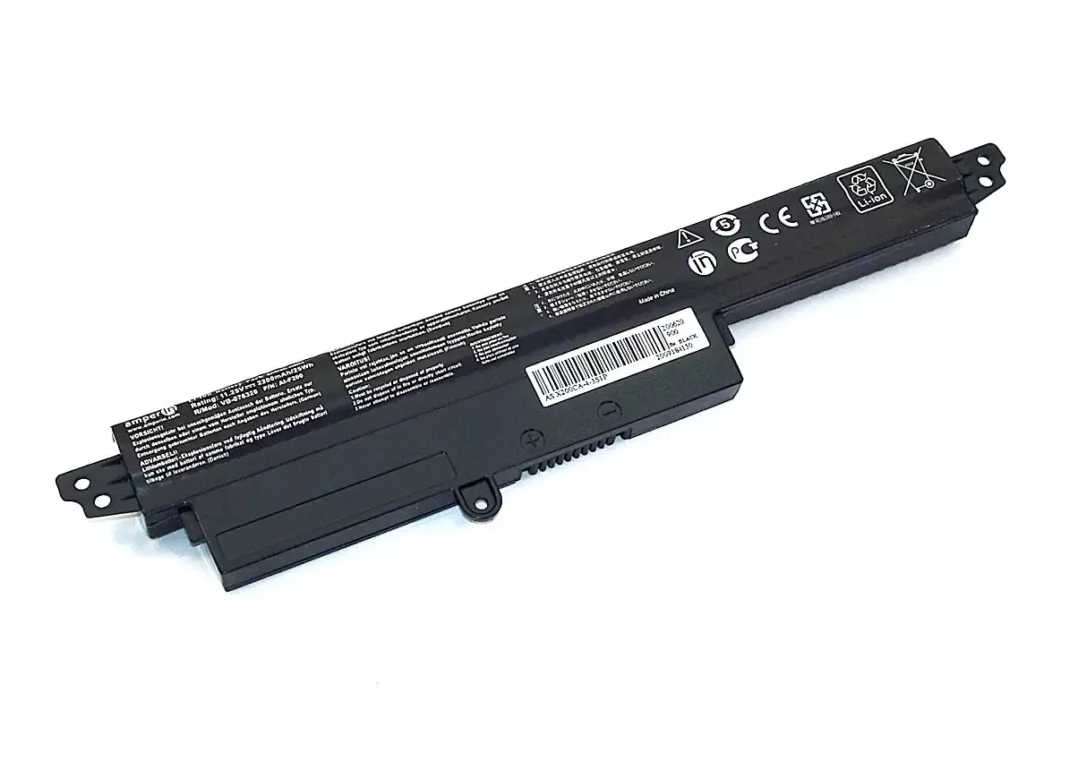 Аккумулятор (батарея) Amperin AI-F200 для ноутбука Asus VivoBook F200CA (A3INI302), 11.25В, 2200мАч