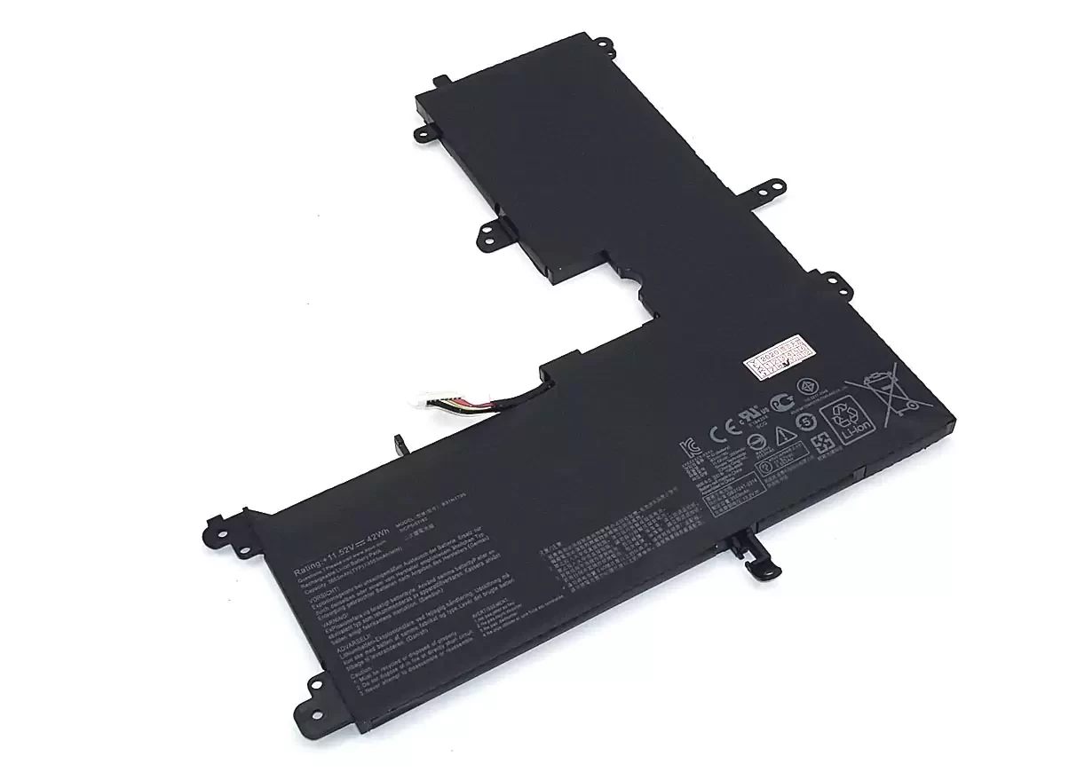 Аккумулятор (батарея) B31N1705 для ноутбукa Asus VivoBook Flip TP410UA TP410UR, 11.55В, 42Wh