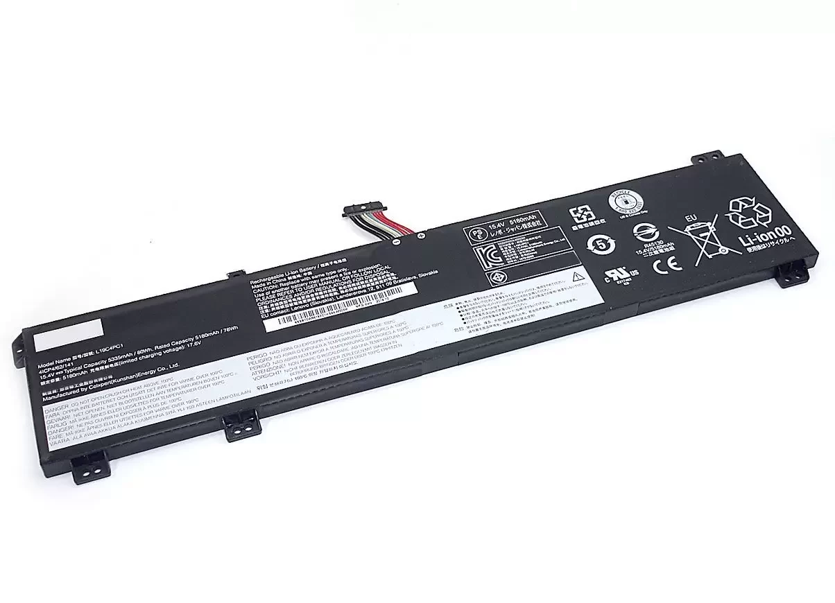 Аккумулятор (батарея) для ноутбука Lenovo Legion 5-17IMH05H (L19M4PC2) 15.36В, 80 Вт*ч