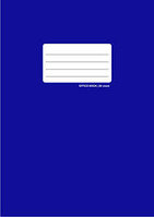 Тетрадь MONOCROM кл. ламинированная обл.синяя, А4,80л ,арт.Т4ск804424
