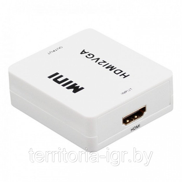 Адаптер HDMI to VGA AV RCA AG переходник видео конвертер 720p/1080p Luom ( converter ps4 совместимость ) - фото 3 - id-p151002957
