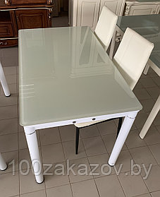 Стеклянный  кухонный   стол 100*60. Кухонный   стол  A59-106