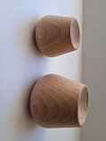 Ручка для мебели деревянные (РМ 19) из дуба или ясеня 14*35*30 .Шлифованные под покрытие., фото 5