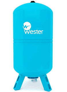 Мембранный расширительный бак (гидроаккумулятор) Wester WAV 80 - фото 1 - id-p13121830