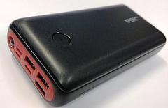 Внешний аккумулятор GIGA GN1 30000 mAh (Выход: 3*USB, Входы: Type-C, Lightning, Micro)