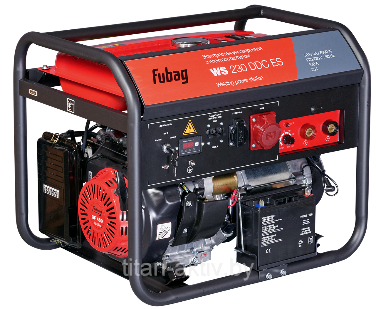 Сварочный генератор FUBAG WS 230 DDC ES с электростартером - фото 1 - id-p151028358
