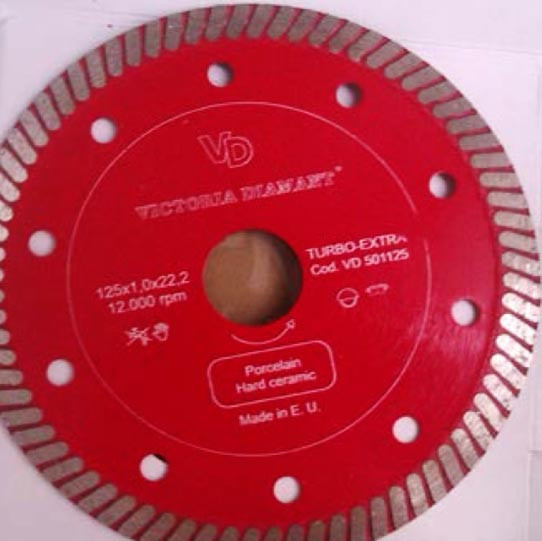 Алмазный диск по граниту и твердой керамике 125*22,2*1,2 (Испания) - фото 1 - id-p13127733