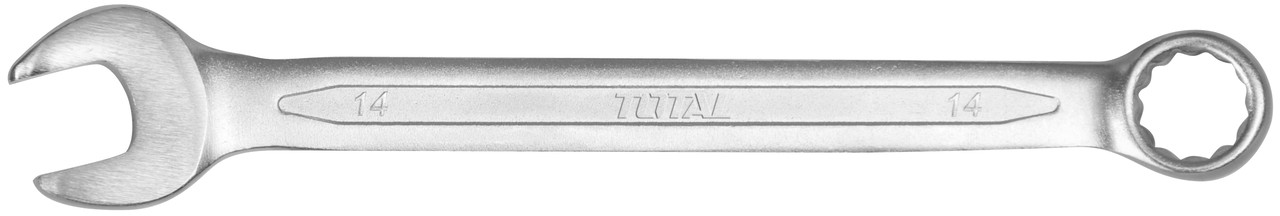 Ключ гаечный рожково-накидной 14мм (длина-183 мм) Cr-V TOTAL TCSPA141 - фото 1 - id-p151064085