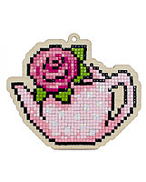 Набор для творчества Подвеска «Чайник с Розой»