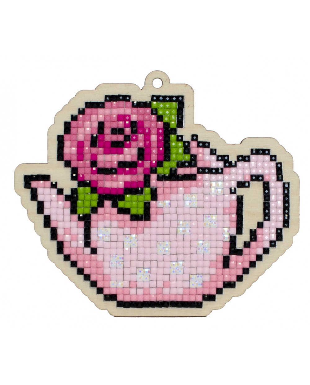 Набор для творчества Подвеска «Чайник с Розой» - фото 1 - id-p151065691